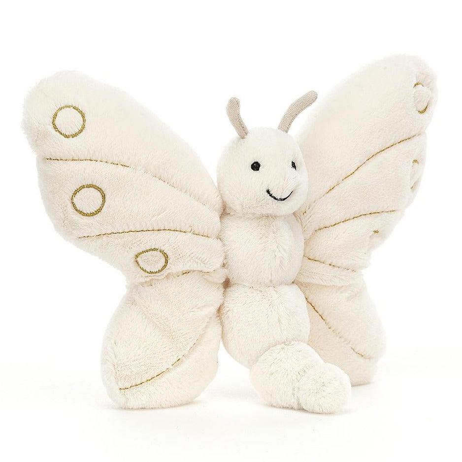 Jellycat: przytulanka motyl Glistening Winter Buttefly 22 cm - Noski Noski