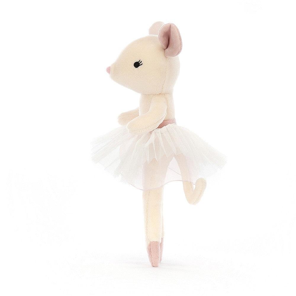 Jellycat: przytulanka myszka baletnica Etoile Mouse 20 cm - Noski Noski