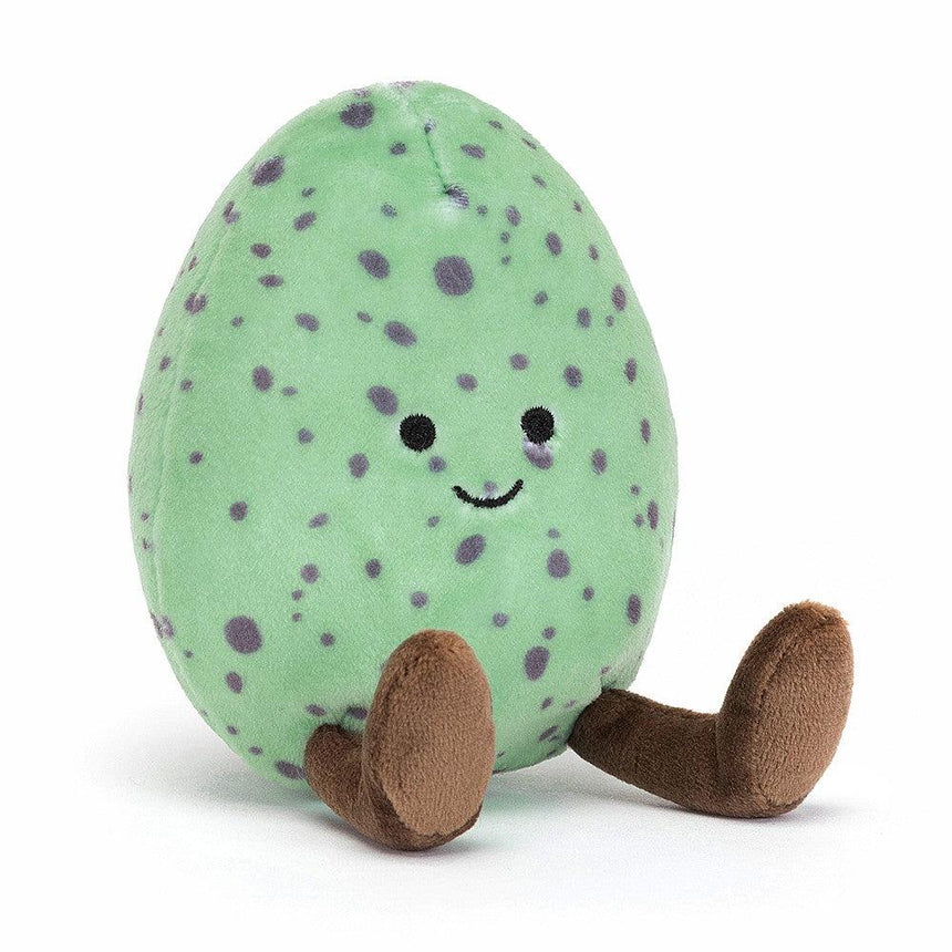 Jellycat: przytulanka nakrapiane jajko miętowe Eggsquisite Green Egg 10 cm - Noski Noski