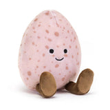 Jellycat: przytulanka nakrapiane jajko różowe Eggsquisite Pink Egg 10 cm - Noski Noski