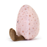 Jellycat: przytulanka nakrapiane jajko różowe Eggsquisite Pink Egg 10 cm - Noski Noski