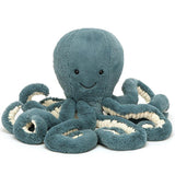 Ośmiornica olbrzymia Jellycat Storm 49 cm - miękka pluszowa przytulanka z długimi zakręconymi mackami, idealna do zabawy.