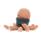 Jellycat: przytulanka ośmiornica w sweterku Cozy Crew Octopus 20 cm - Noski Noski