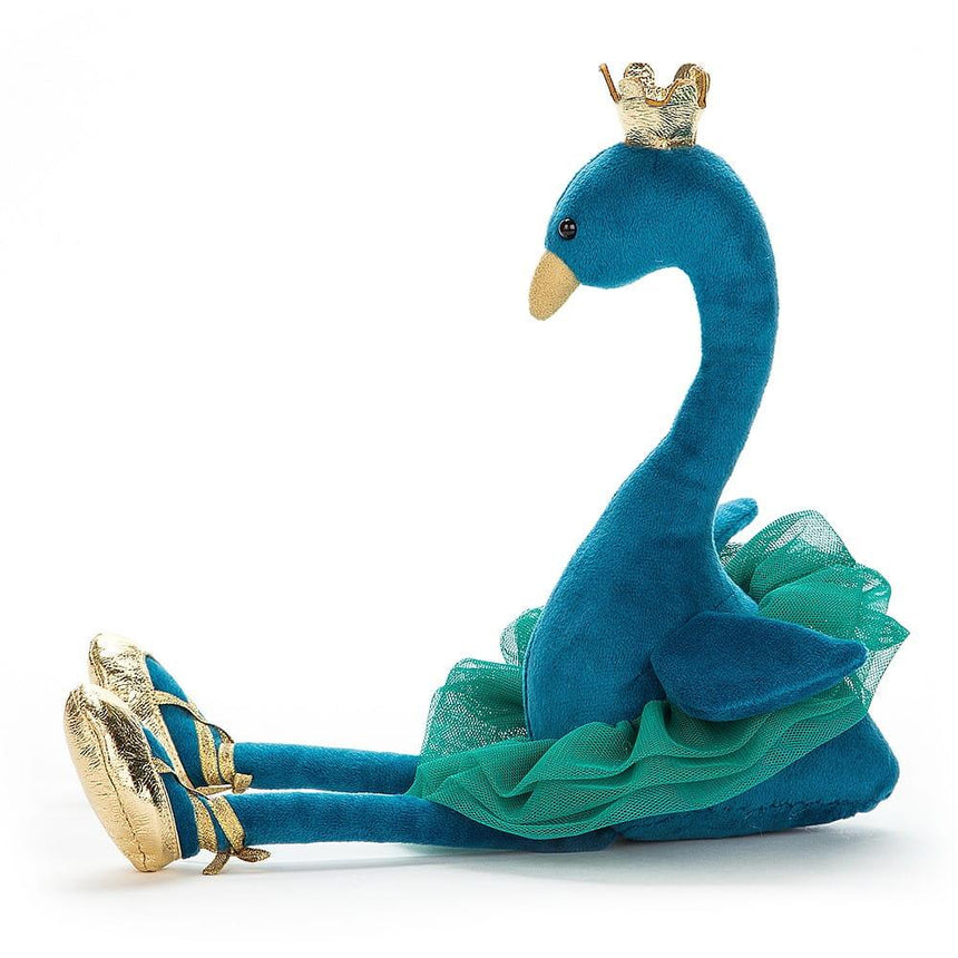 Jellycat: przytulanka paw w koronie Fancy Peacock 34 cm - Noski Noski