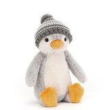 Jellycat: przytulanka pingwinek w czapce Bashful Bobble Hat Penguin 18 cm - Noski Noski