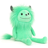 Maskotka Jellycat Cosmo Monster 42 cm, mięciutki pluszak, miętowy przyjaciel idealny dla dzieci i starszych.