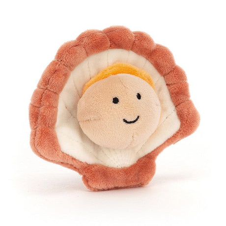 Jellycat: przytulanka przegrzebek Sensational Seafood Scallop 10 cm - Noski Noski