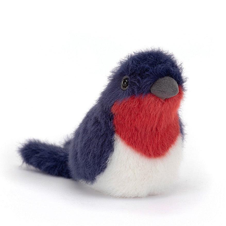 Jellycat: przytulanka ptaszek jaskółka Birdling Swallow 10 cm - Noski Noski