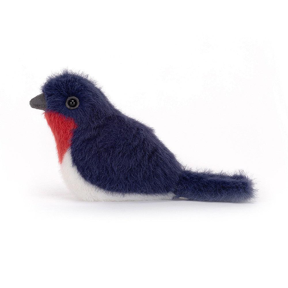 Jellycat: przytulanka ptaszek jaskółka Birdling Swallow 10 cm - Noski Noski