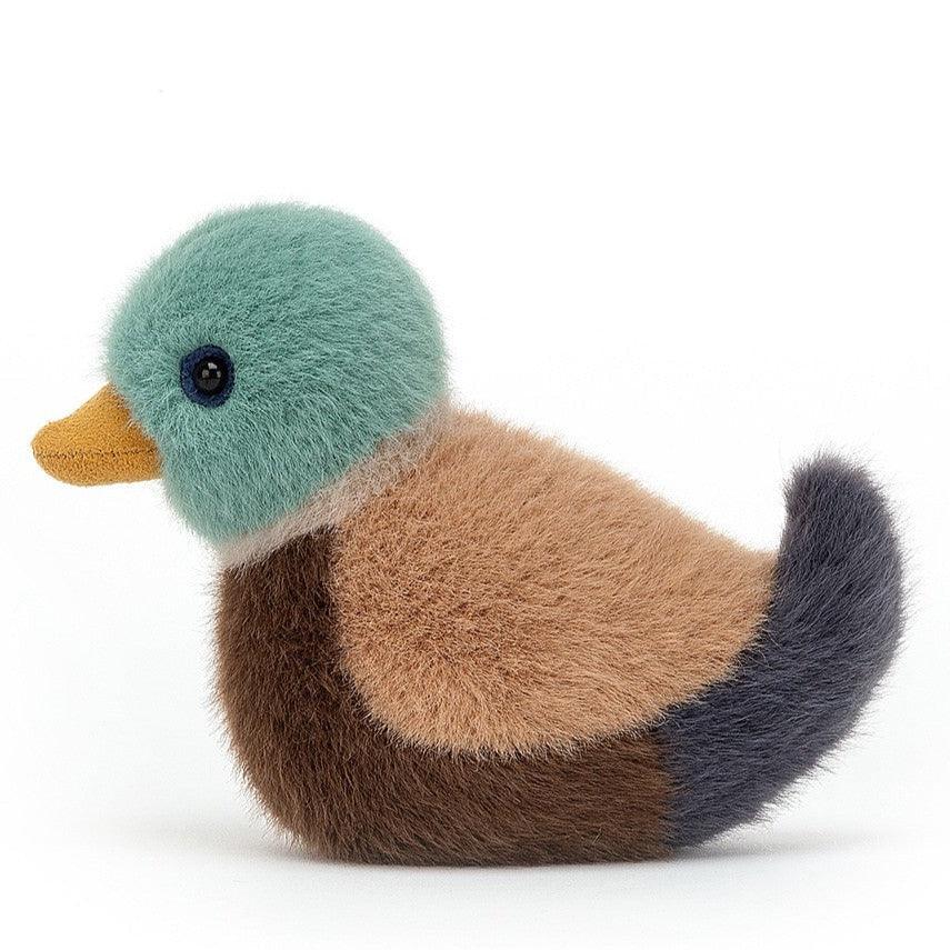 Jellycat: przytulanka ptaszek kaczka Birdling Mallard 10 cm - Noski Noski