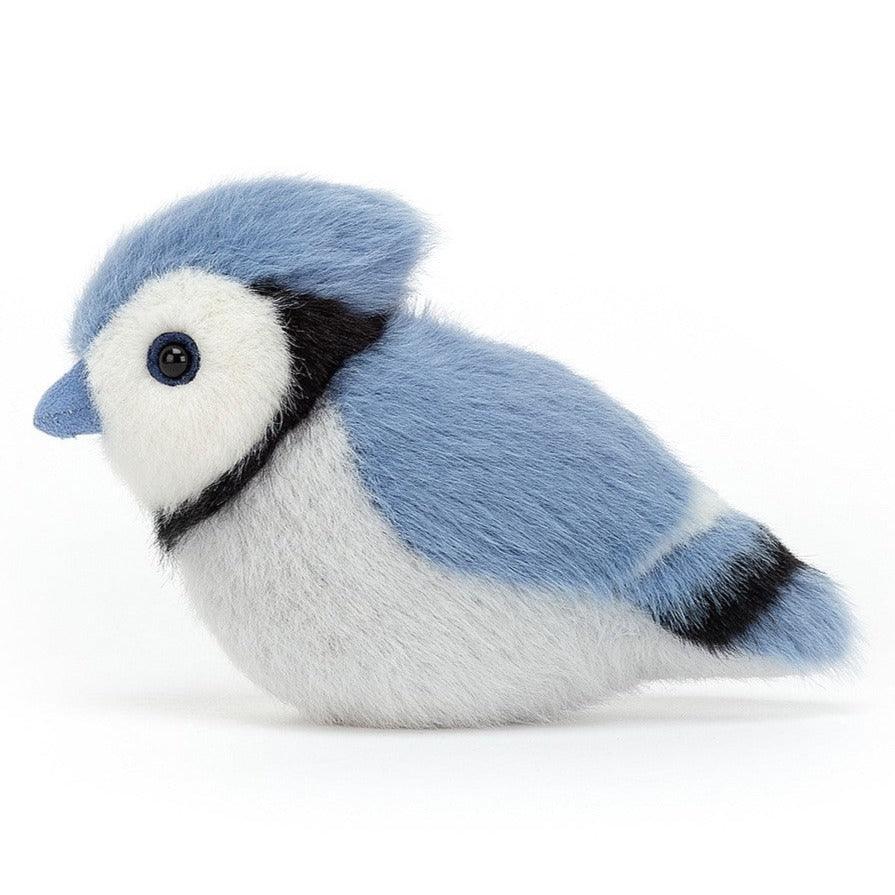 Jellycat: przytulanka ptaszek sójka błękitna Birdling Blue Jay 10 cm - Noski Noski