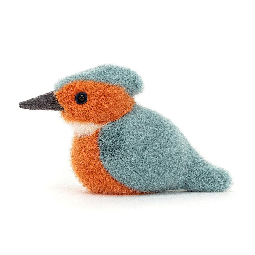 Maskotka Pluszaki Jellycat Birdling Kingfisher, 10 cm, mięciutki kolorowy zimorodek, idealny do przytulania i zabawy.