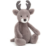 Jellycat: przytulanka renifer Bashful Glitz Reindeer 31 cm - Noski Noski