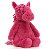 Jellycat: przytulanka różowy kucyk Cushy Pony 28 cm - Noski Noski