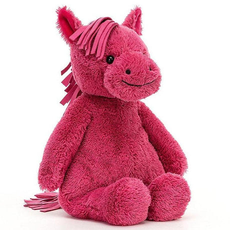 Jellycat: przytulanka różowy kucyk Cushy Pony 28 cm - Noski Noski