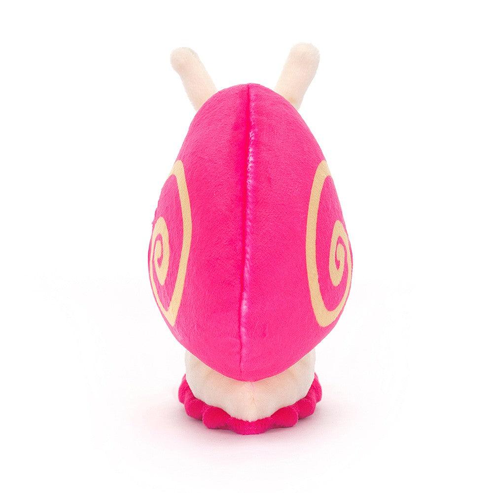 Jellycat: przytulanka różowy ślimak Escarfgot Pink 13 cm - Noski Noski