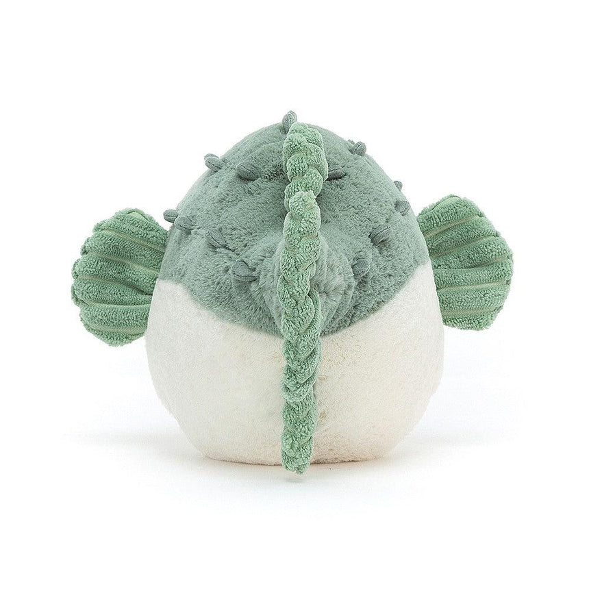 Jellycat: przytulanka ryba rozdymka Pacey Pufferfish 16 cm - Noski Noski