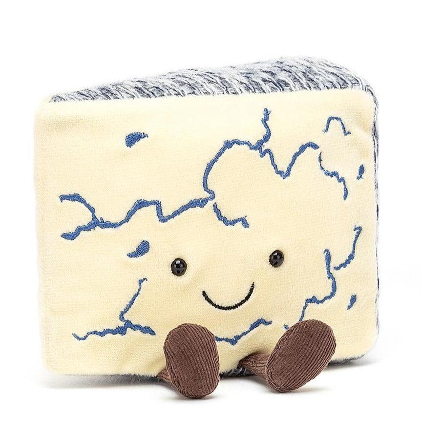 Jellycat: przytulanka serek Amuseable Blue Cheese 12 cm - Noski Noski