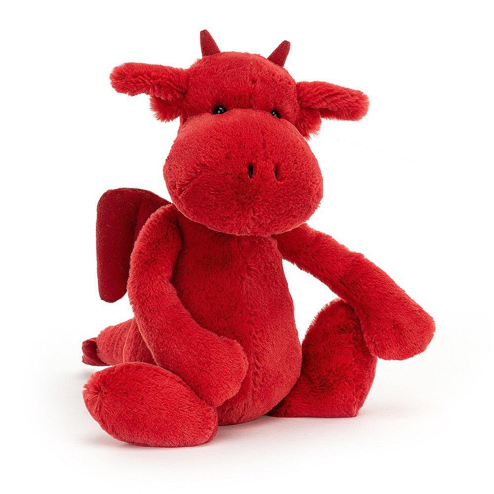 Jellycat: przytulanka smok Bashful Red Dragon 31 cm - Noski Noski