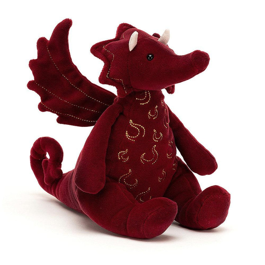 Jellycat: przytulanka smok Ruby 19 cm - Noski Noski