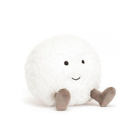 Królewna Śnieżka pluszowa Jellycat Amuseable Snowball, uśmiechnięta maskotka, idealny prezent dla malucha.