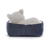 Jellycat: przytulanka śpiący kotek Napping Nipper Cat 10 cm - Noski Noski
