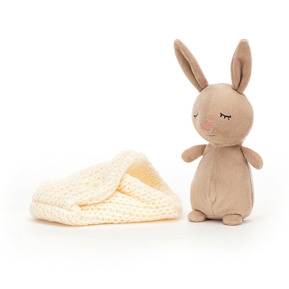 Jellycat: przytulanka śpiący króliczek Cosie Bunny 18 cm - Noski Noski