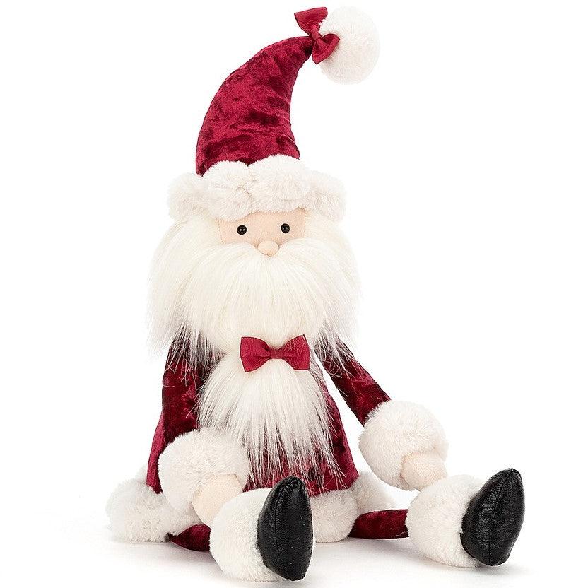 Jellycat: przytulanka Św. Mikołaj Cranberry Santa 55 cm - Noski Noski