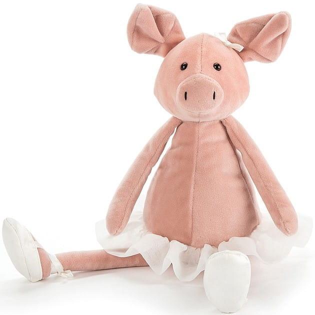 Jellycat: przytulanka świnka baletnica Dancing Darcey 33 cm - Noski Noski