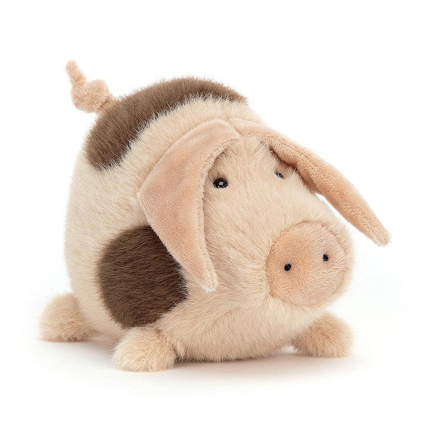 Jellycat: przytulanka świnka w plamki Higgledy Piggledy Old Spot 9 cm - Noski Noski