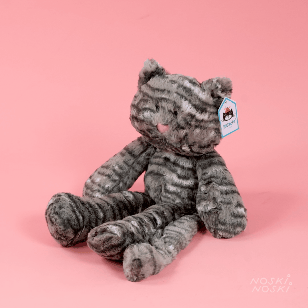 Jellycat: przytulanka szary kot Merryday 41 cm - Noski Noski