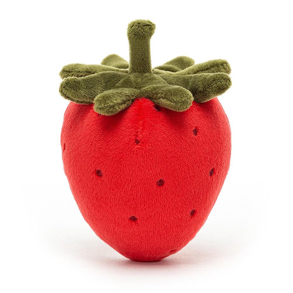 Jellycat: przytulanka truskawka Fabulous Fruit Strawberry 6 cm - Noski Noski