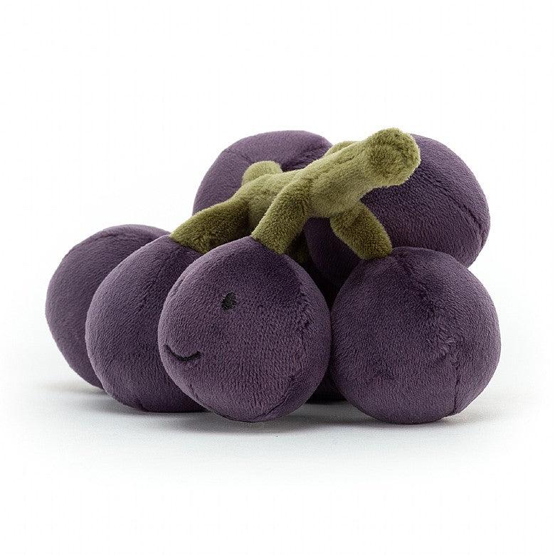 Jellycat: przytulanka winogrono Fabulous Fruit Grapes 15 cm - Noski Noski