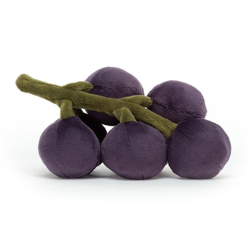 Jellycat: przytulanka winogrono Fabulous Fruit Grapes 15 cm - Noski Noski