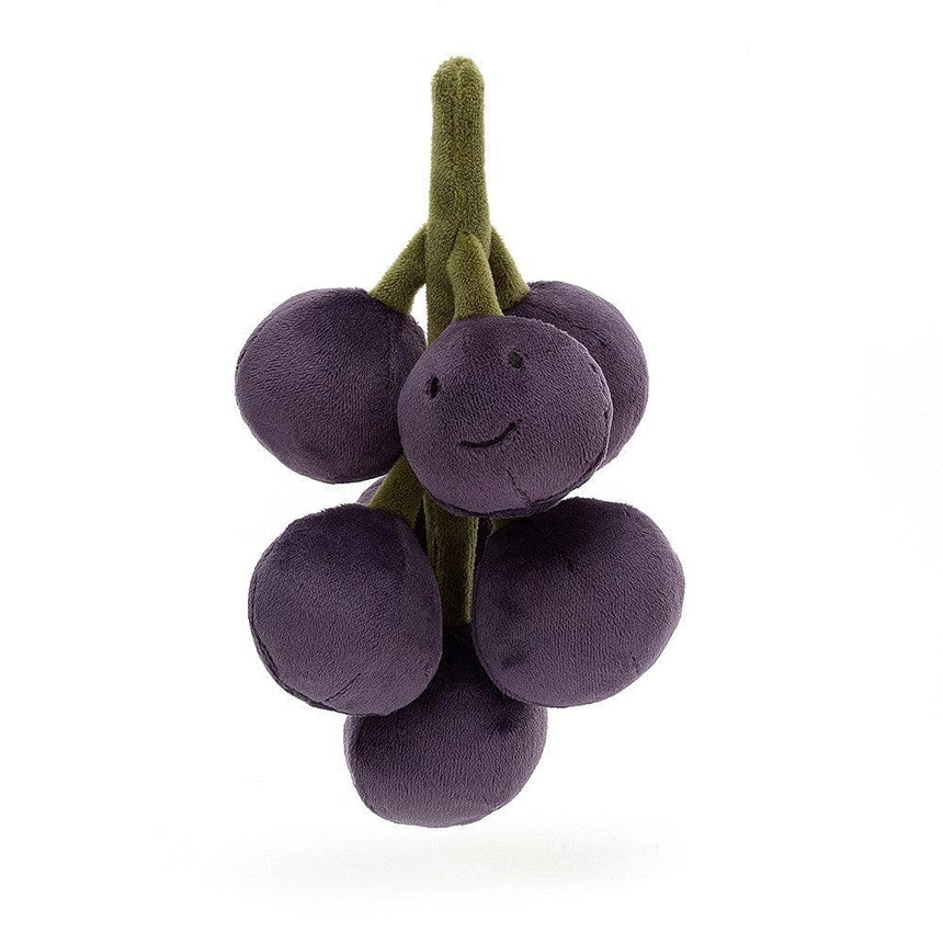Jellycat: przytulanka winogrono Fabulous Fruit Grapes 15 cm - Noski Noski