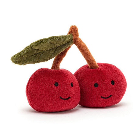 Jellycat: przytulanka wiśnia Fabulous Fruit Cherry 9 cm - Noski Noski
