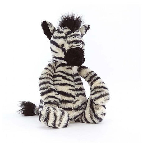 Pluszowa przytulanka zebra Jellycat Bashful 31 cm, miękka i bezpieczna maskotka dla dzieci, idealna do tulenia.