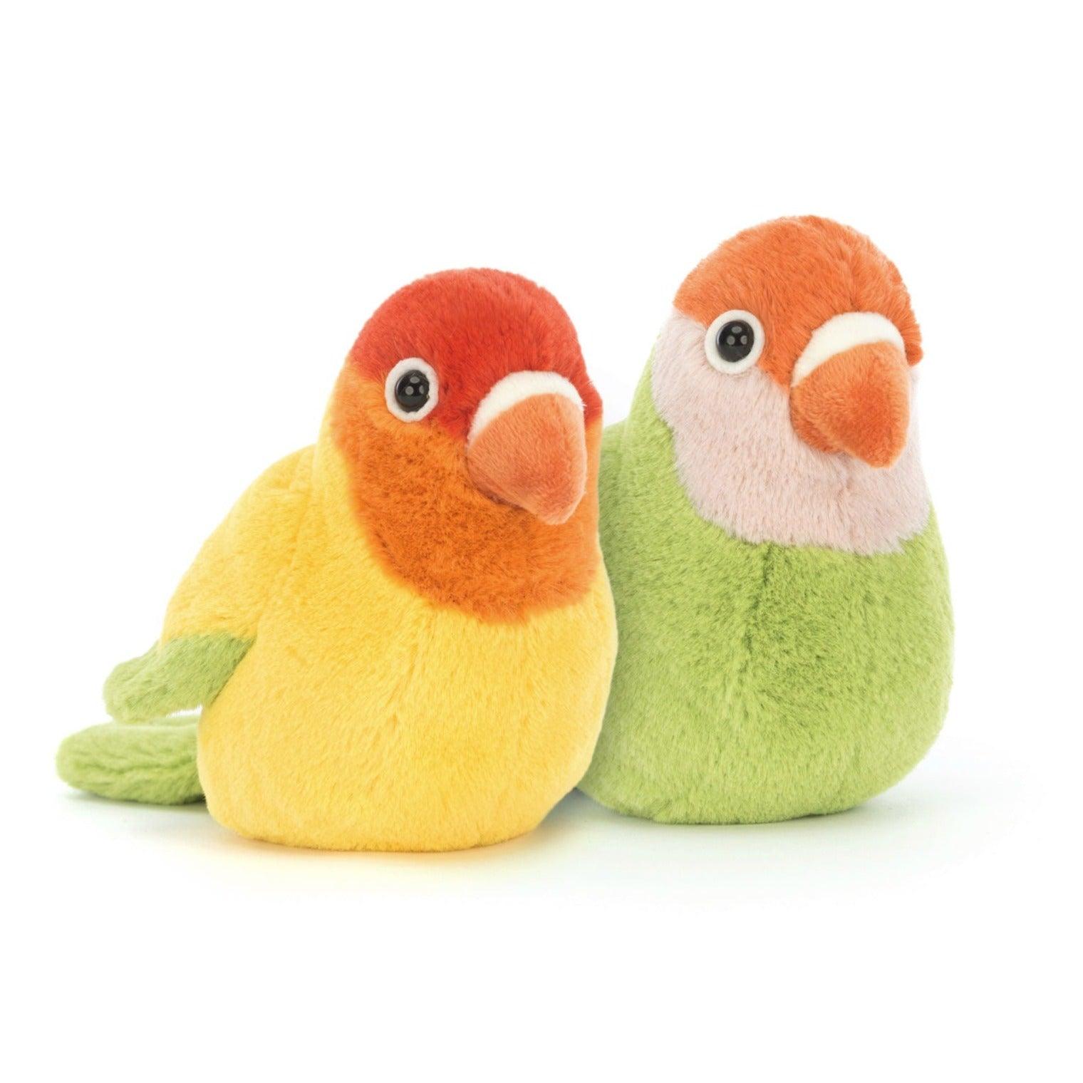 Jellycat: przytulanki papużki nierozłączki Lovely Lovebirds 12 cm - Noski Noski