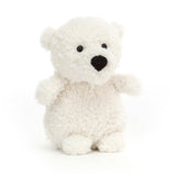 Jellycat: przytylanka miś polarny Wee Polar Bear 12 cm - Noski Noski
