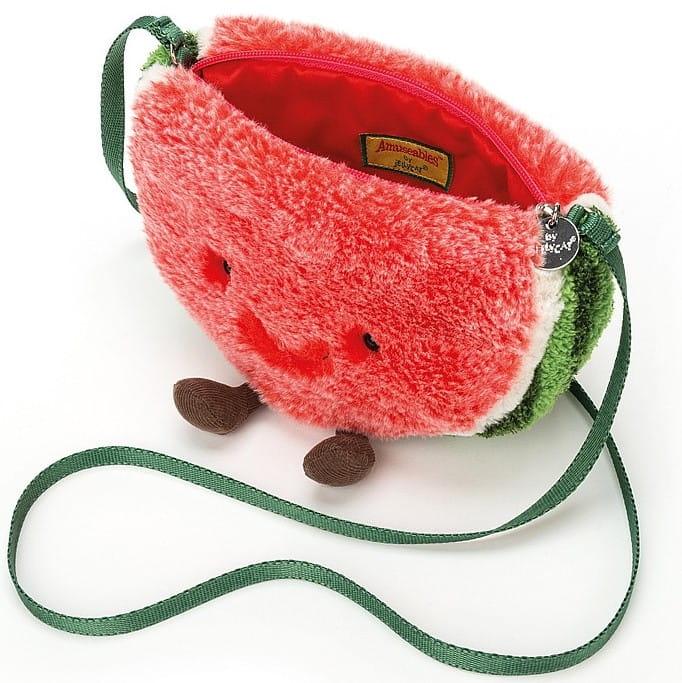 Jellycat: torebka arbuz Amuseable Watermelon 18 cm - Noski Noski