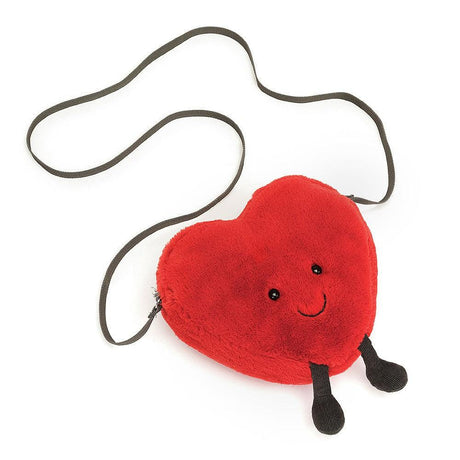 Torebka dla dzieci Jellycat w kształcie serca, 17 cm, urocza i miękka, idealna na prezent dla małych fashionistek.