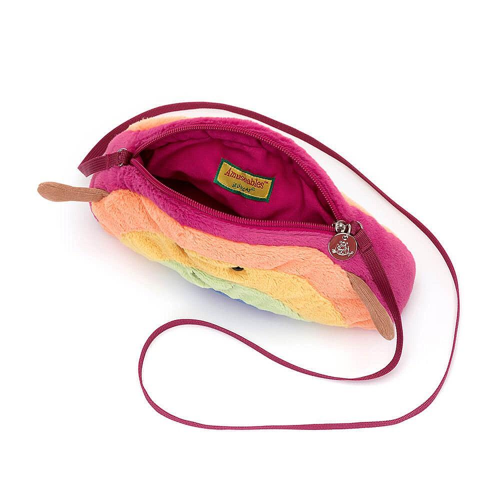 Jellycat: torebka tęcza Amuseable Rainbow Bag 25 cm - Noski Noski