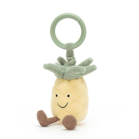 Jellycat: wibrująca zawieszka ananas Amuseble Pineapple Jitter 15 cm - Noski Noski