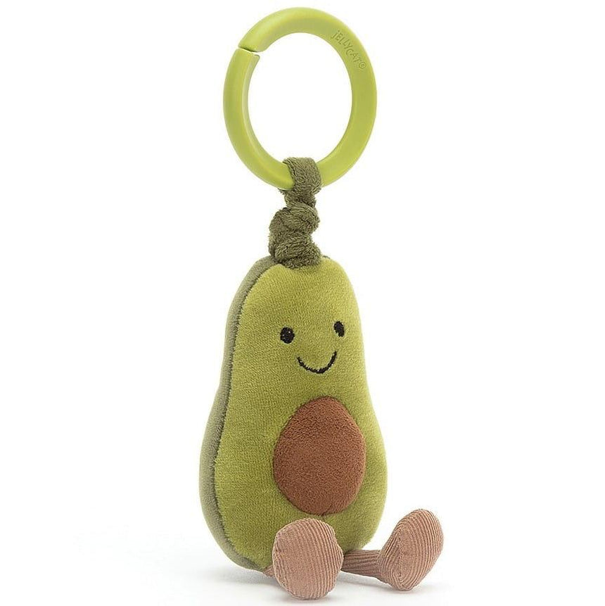 Jellycat: wibrująca zawieszka awokado Amuseable Avocado Jitter 14 cm - Noski Noski