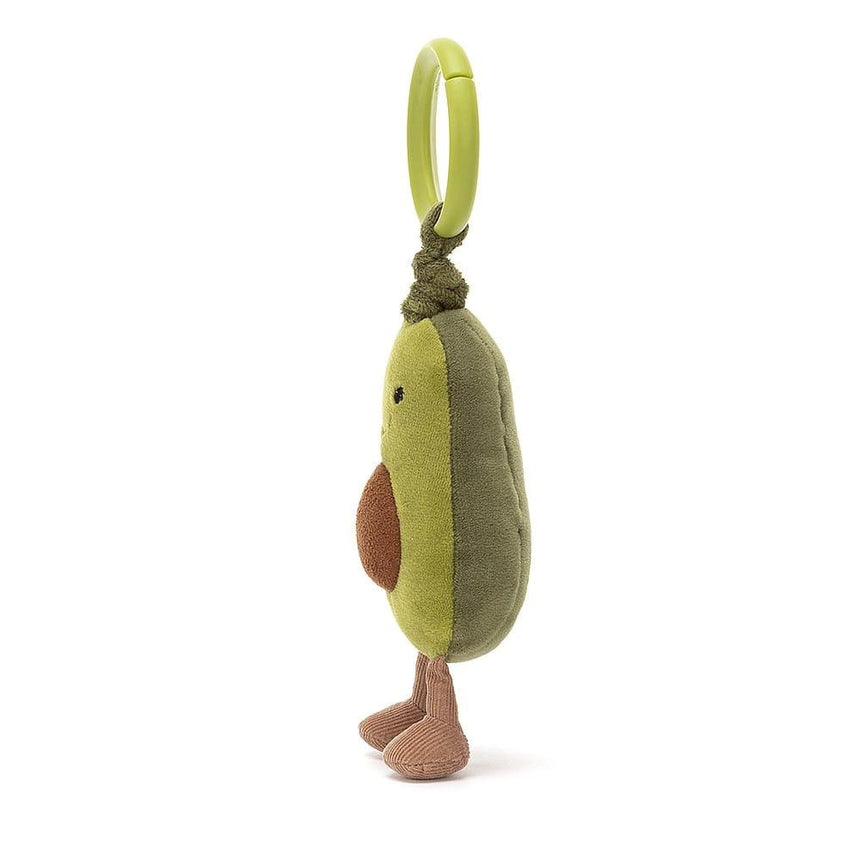 Jellycat: wibrująca zawieszka awokado Amuseable Avocado Jitter 14 cm - Noski Noski