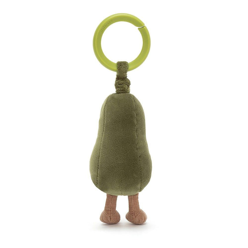 Jellycat: wibrująca zawieszka awokado Amuseable Avocado Jitter 14 cm - Noski Noski