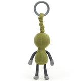 Jellycat: wibrująca zawieszka ufoludek Jitter Zalien 19 cm - Noski Noski