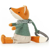 Jellycat: zawieszka grzechotka lisek Little Rambler Fox Rattle - Noski Noski