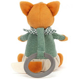 Jellycat: zawieszka grzechotka lisek Little Rambler Fox Rattle - Noski Noski