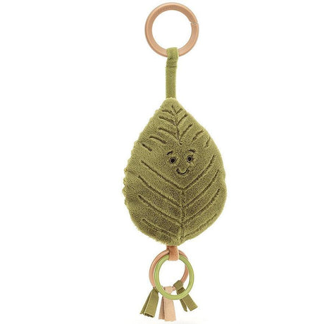 Jellycat: zawieszka listek Woodland Beech Leaf Ring Toy 16 cm - Noski Noski
